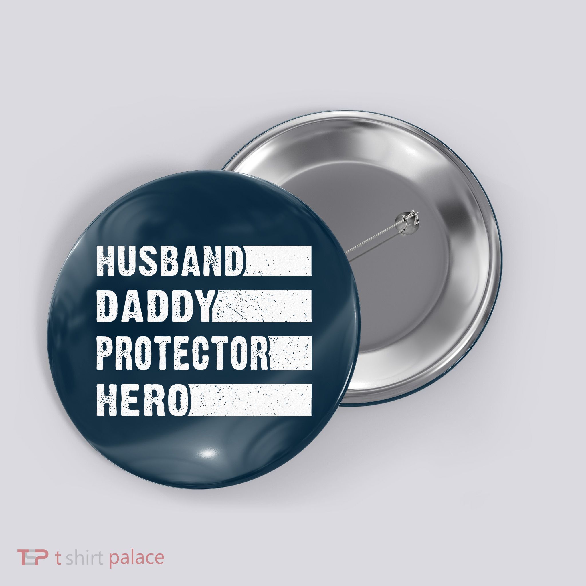 Husband Daddy Protector Hero Button