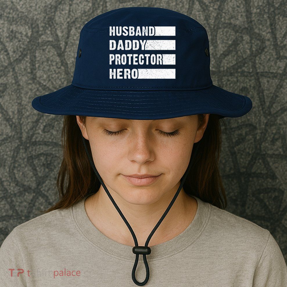 Husband Daddy Protector Hero Bucket Hat