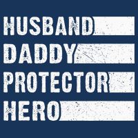 Husband Daddy Protector Hero Drawstring Bag