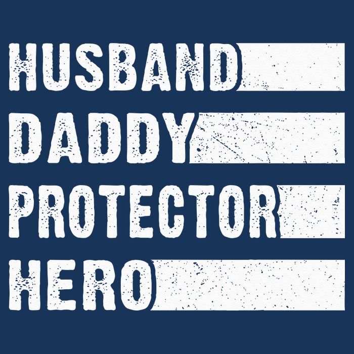 Husband Daddy Protector Hero Drawstring Bag
