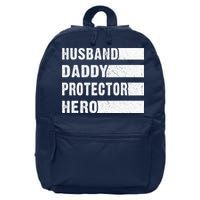 Husband Daddy Protector Hero 16 in Basic Backpack