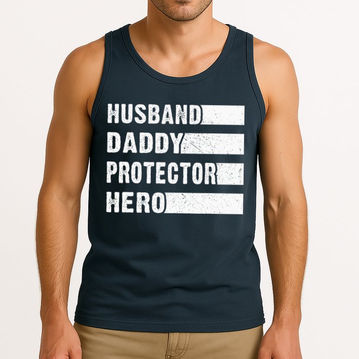 Husband Daddy Protector Hero Tank Top