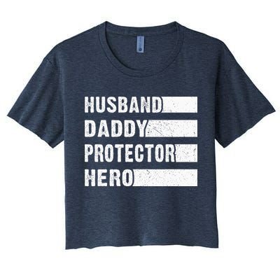 Husband Daddy Protector Hero Crop Top