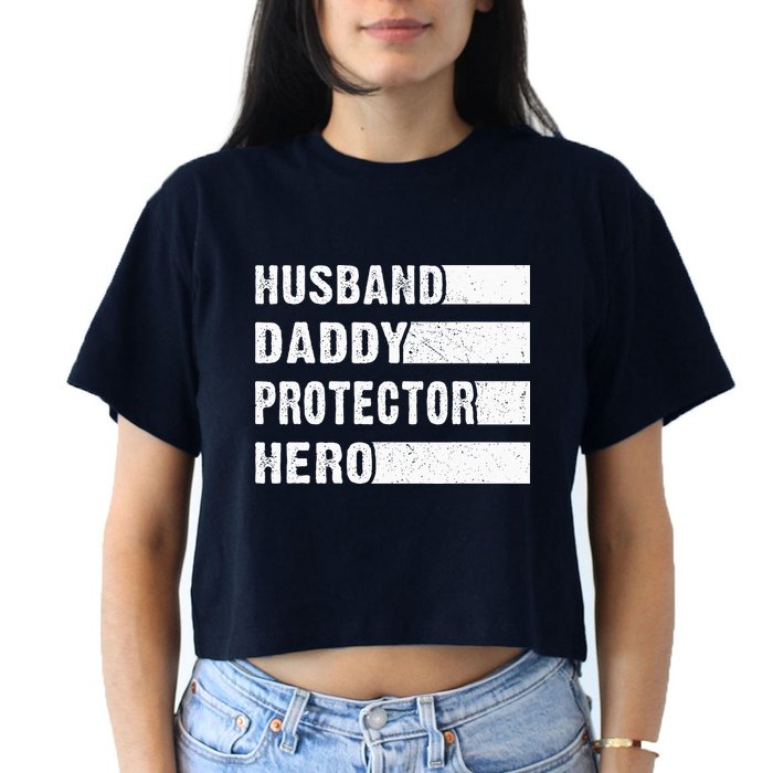 Husband Daddy Protector Hero Crop Top