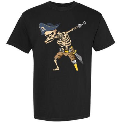 Halloween Dabbing Pirate Skeleton Garment-Dyed Heavyweight T-Shirt