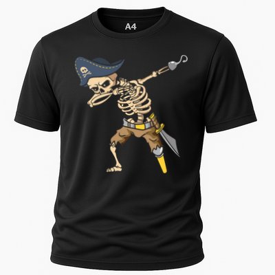 Halloween Dabbing Pirate Skeleton Performance Shirt