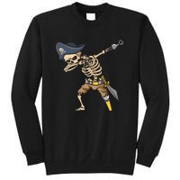 Halloween Dabbing Pirate Skeleton Sweatshirt