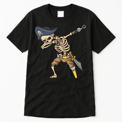 Halloween Dabbing Pirate Skeleton Tall T-Shirt