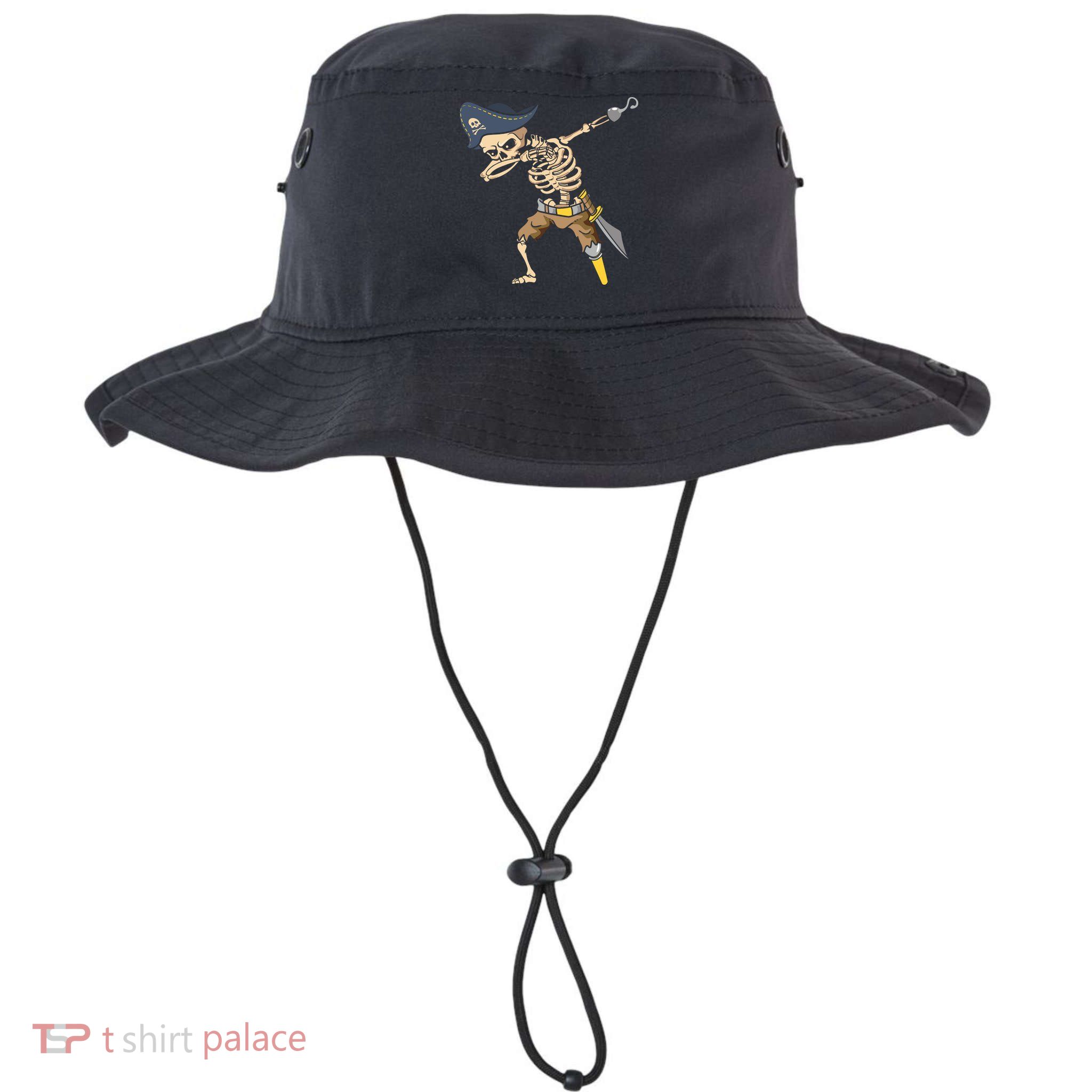 Halloween Dabbing Pirate Skeleton Bucket Hat