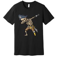 Halloween Dabbing Pirate Skeleton Premium T-Shirt