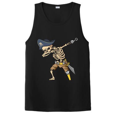 Halloween Dabbing Pirate Skeleton PosiCharge Competitor Tank