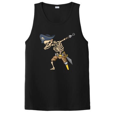 Halloween Dabbing Pirate Skeleton PosiCharge Competitor Tank