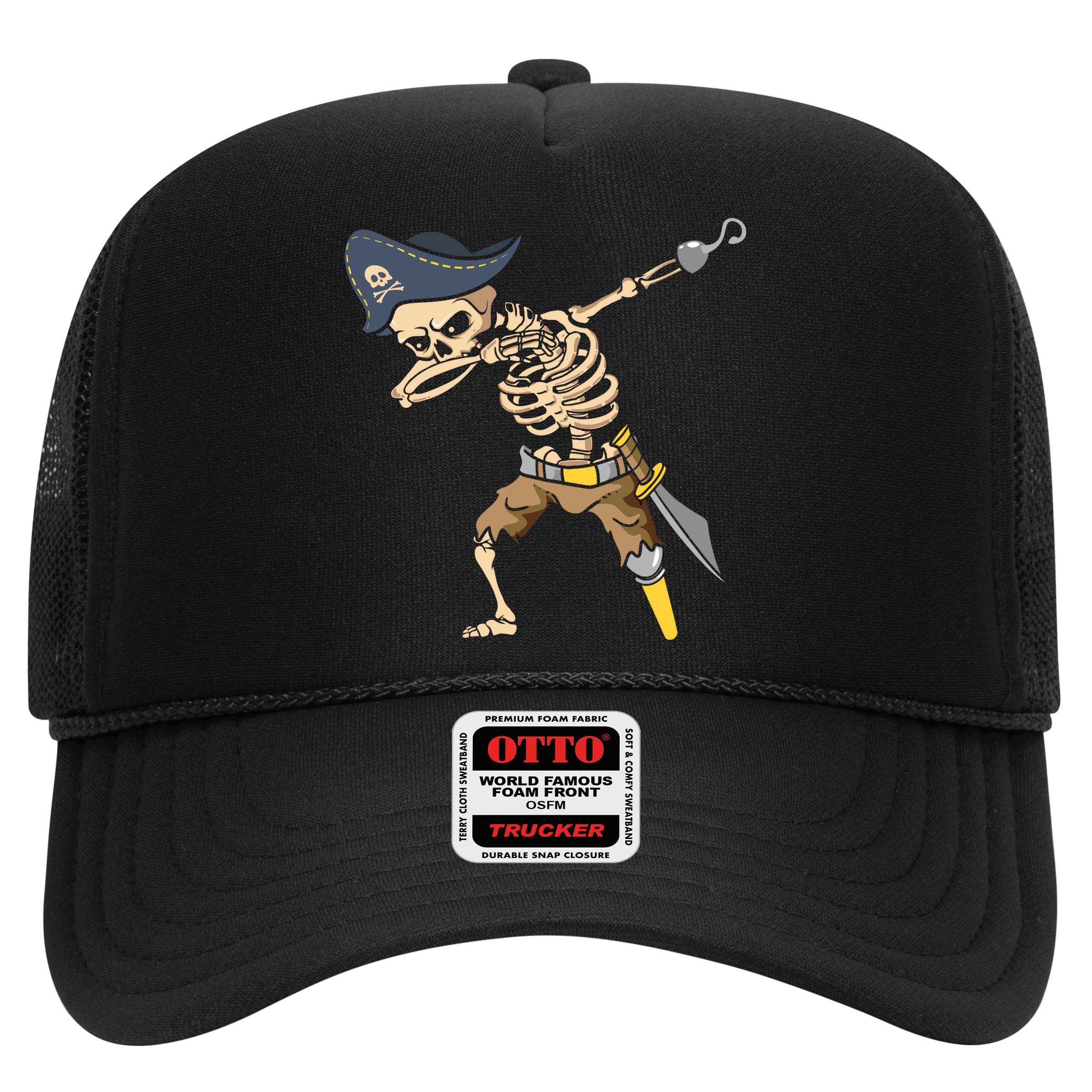 Halloween Dabbing Pirate Skeleton Hat