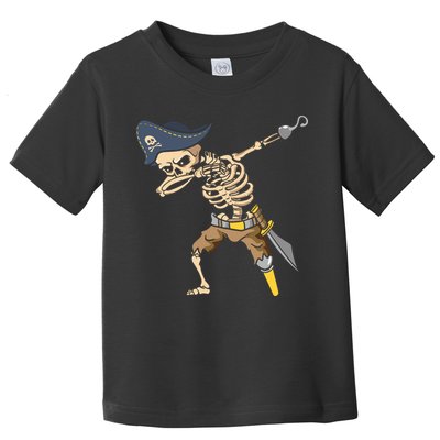 Halloween Dabbing Pirate Skeleton Toddler T-Shirt