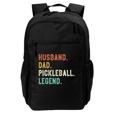 Husband Dad Pickleball Legend Funny Dad Pickleball Backpack