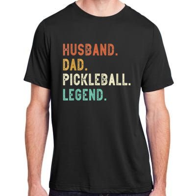 Husband Dad Pickleball Legend Funny Dad Pickleball Adult ChromaSoft Performance T-Shirt