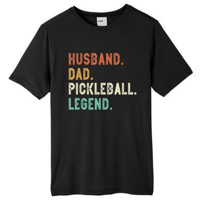 Husband Dad Pickleball Legend Funny Dad Pickleball Tall Fusion ChromaSoft Performance T-Shirt