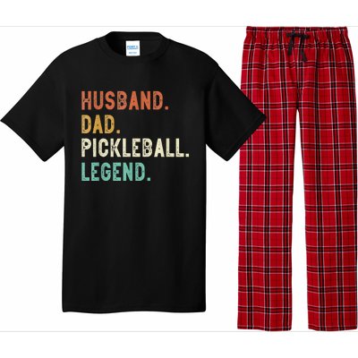 Husband Dad Pickleball Legend Funny Dad Pickleball Pajama Set