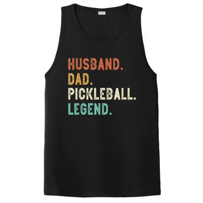 Husband Dad Pickleball Legend Funny Dad Pickleball PosiCharge Competitor Tank