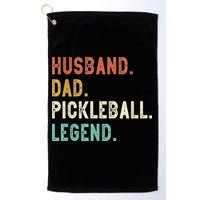 Husband Dad Pickleball Legend Funny Dad Pickleball Golf Towel
