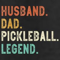 Husband Dad Pickleball Legend Funny Dad Pickleball Golf Towel