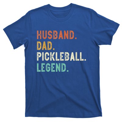 Husband Dad Pickleball Legend Funny Dad Pickleball T-Shirt