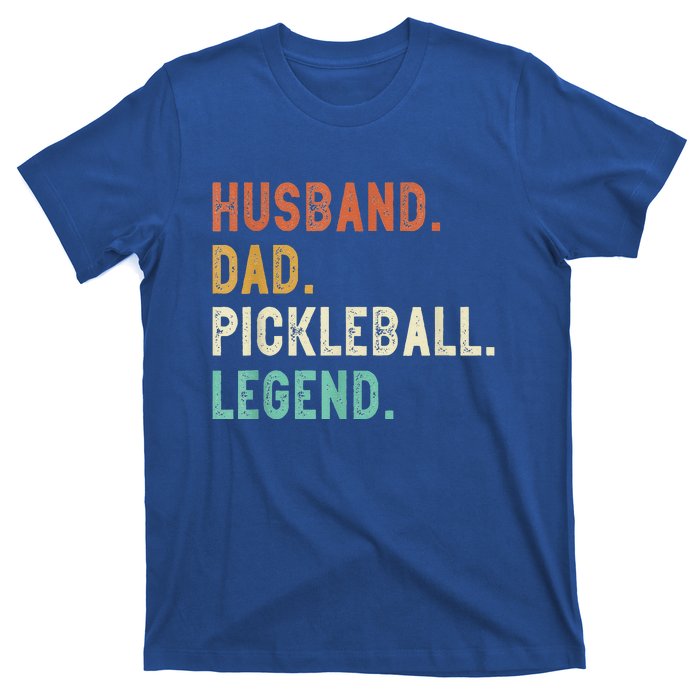 Husband Dad Pickleball Legend Funny Dad Pickleball T-Shirt