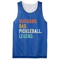 Husband Dad Pickleball Legend Funny Dad Pickleball Mesh Reversible Basketball Jersey Tank