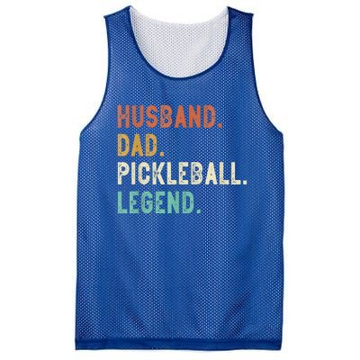 Husband Dad Pickleball Legend Funny Dad Pickleball Mesh Reversible Basketball Jersey Tank