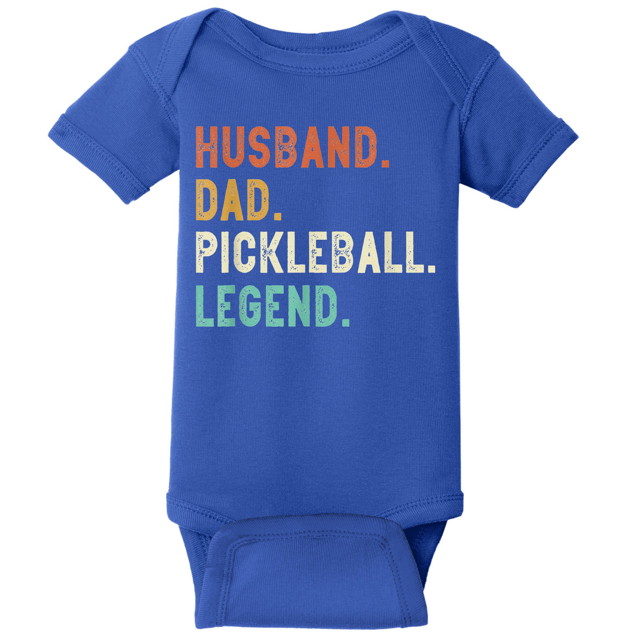 Husband Dad Pickleball Legend Funny Dad Pickleball Baby Bodysuit