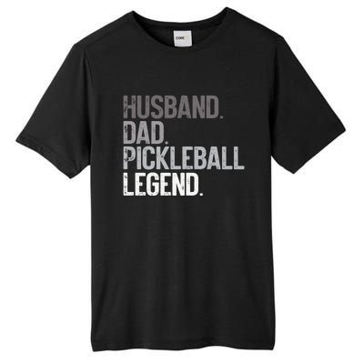 Husband Dad Pickelball Legend Funny Pickleball Player Gift Tall Fusion ChromaSoft Performance T-Shirt