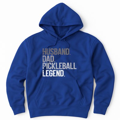 Husband Dad Pickelball Legend Funny Pickleball Player Gift Hoodie