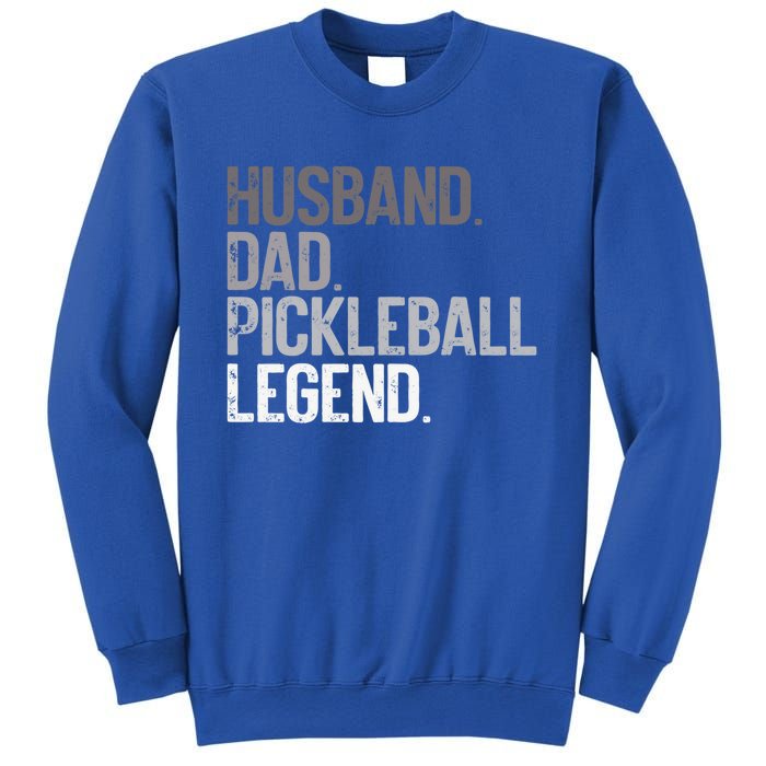 Husband Dad Pickelball Legend Funny Pickleball Player Gift Sweatshirt