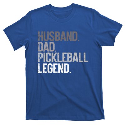 Husband Dad Pickelball Legend Funny Pickleball Player Gift T-Shirt