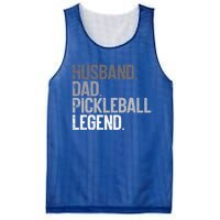 Husband Dad Pickelball Legend Funny Pickleball Player Gift Mesh Reversible Basketball Jersey Tank