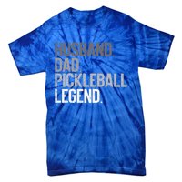 Husband Dad Pickelball Legend Funny Pickleball Player Gift Tie-Dye T-Shirt