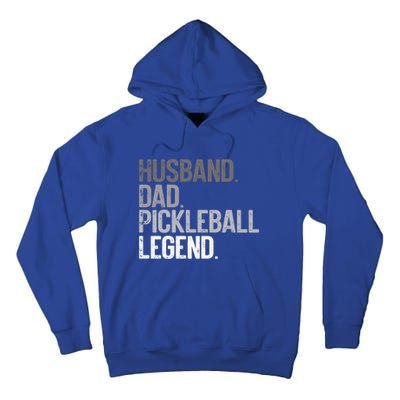 Husband Dad Pickelball Legend Funny Pickleball Player Gift Tall Hoodie