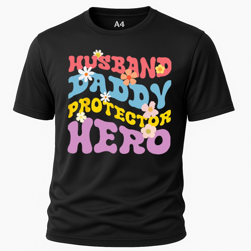 Husband Daddy Protector Hero Performance Shirt