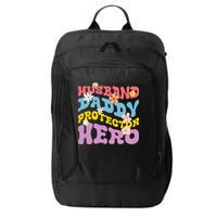 Husband Daddy Protector Hero City Backpack