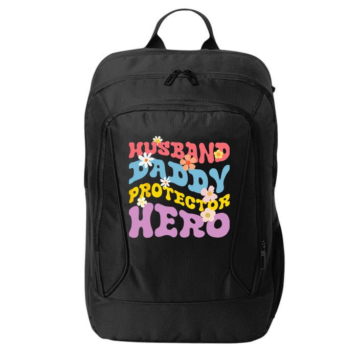 Husband Daddy Protector Hero City Backpack