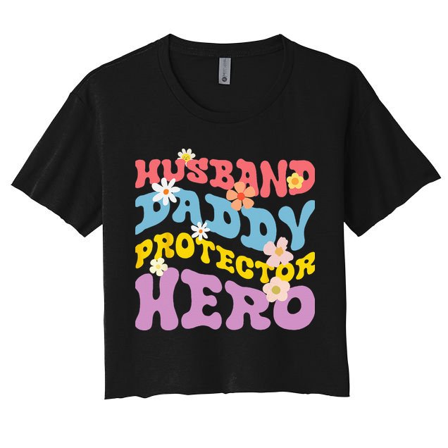 Husband Daddy Protector Hero Crop Top
