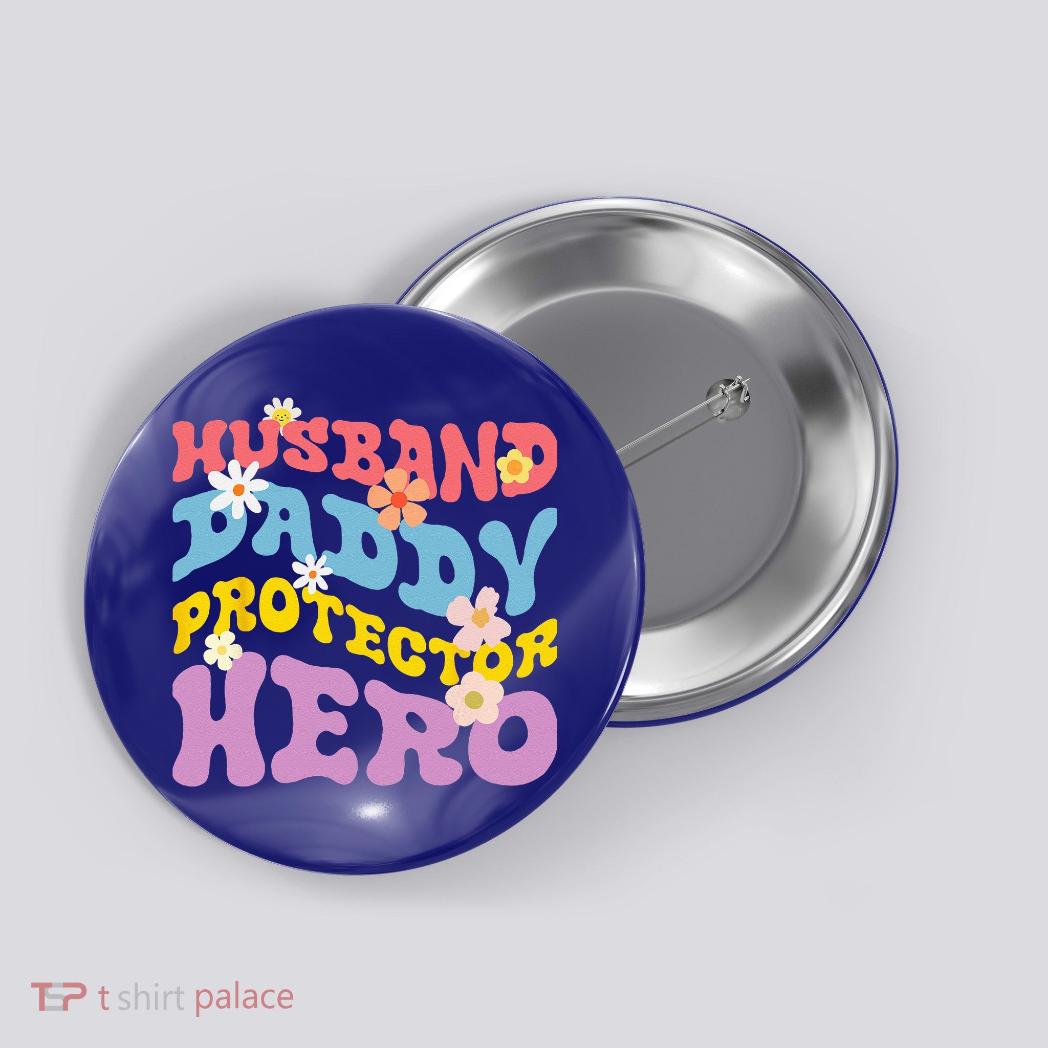 Husband Daddy Protector Hero Button