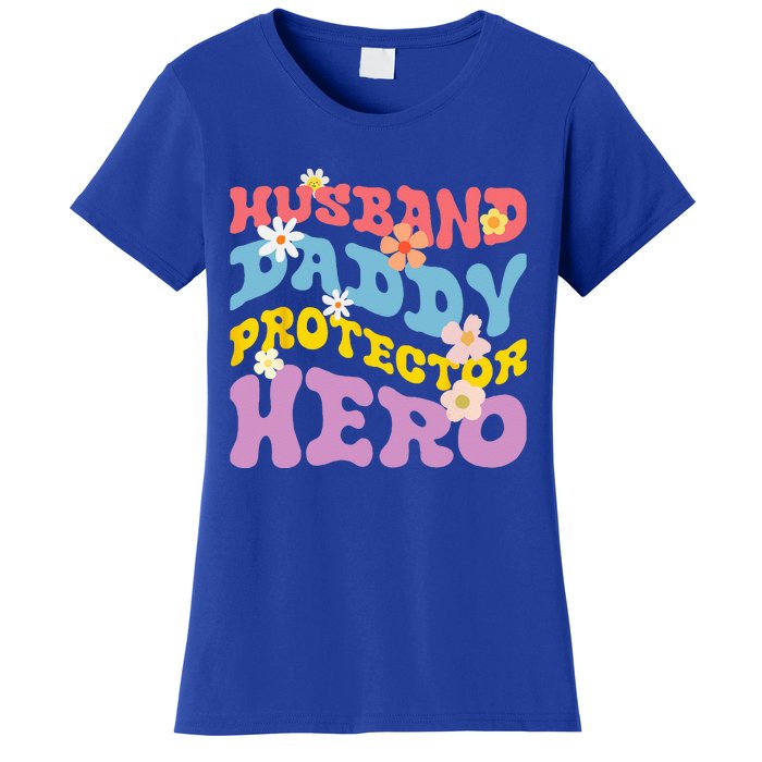 Husband Daddy Protector Hero Women's T-Shirt