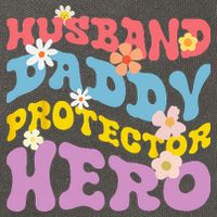 Husband Daddy Protector Hero Cotton Canvas Backpack