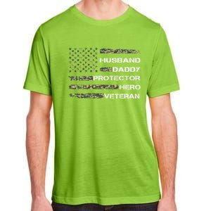 Husband Daddy Protector Hero Veteran Gift Adult ChromaSoft Performance T-Shirt