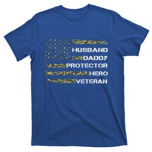 Husband Daddy Protector Hero Veteran Gift T-Shirt