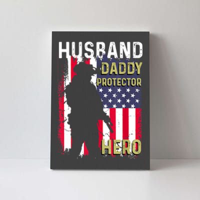 Husband Daddy Protector Canvas