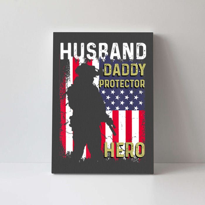 Husband Daddy Protector Canvas