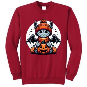 Halloween Dragon Pumpkin Tall Sweatshirt