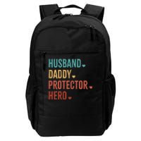 Husband Daddy Protector Hero Fathers Day camo Daily Commute Backpack